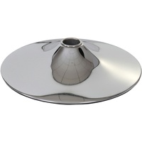 Mendler 2er-Set Fußteller Fußplatte Fuß für Barhocker Barstuhl Drehstuhl