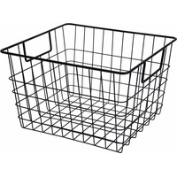 Koopman International B.V. Metallkorb AXXESS, Schwarz - mit Griffmulden