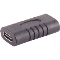 ShiverPeaks ®-BASIC-S--Adapter, USB C Buchse auf C Buchse, Doppelbuchse,