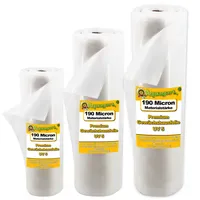 Aquagart 8m Gartenfolie Gewächshausfolie UV 5 Frühbeetfolie Treibhausfolie 4m