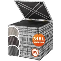 CASARIA Auflagenbox 75 x 75 x 70 cm Grau