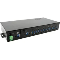 Exsys EX-1526HMVS USB 3.2 Gen1 Managed Metall HUB mit