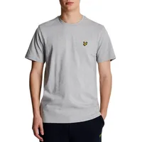 Lyle & Scott Plain Kurzarm-t-shirt - Light Grey Marl