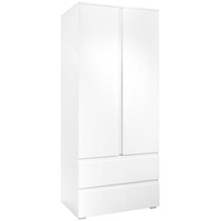 CaliCosy Mid.you Drehtürenschrank, weiß- , Maße cm griffloses Öffnen,