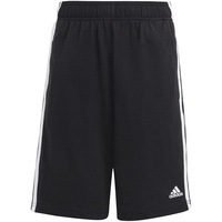 Adidas Essentials 3-Streifen Knit Shorts Black / White 140    