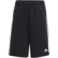 Adidas Essentials 3-Streifen Knit Shorts Black / White 128    