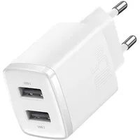 Baseus Compact Quick Charger 2x USB 10.5W (white)