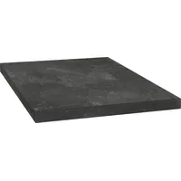 OPTIFIT Arbeitsplatte OPTIFIT "Luzern", schwarz (schwarz stone), B:100cm H:3,8cm