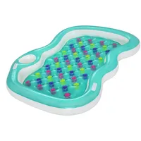 BESTWAY Luftmatratze Lounge 6942138984118 224 x 174 cm Blau/Gelb/Lila/Türkis/Mehrfarbig