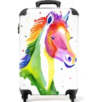 Noboringsuitcases NoBoringSuitcases.com® Kindertrolley Mädchen Carry on Luggage Trolli Handgepäck