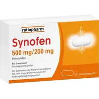 Ratiopharm Synofen 500 mg/ Filmtabletten 20 St.