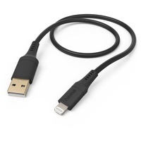 Hama Ladekabel Flexible USB-A/Lightning 1.5m Silikon schwarz
