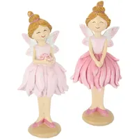 I.GE.A. Dekofigur Elfen 15 cm rosa