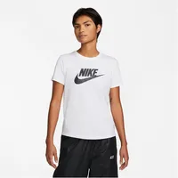 Nike Sportswear Essentials Logo T-Shirt Damen 100 white/black XL