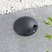 LINDBY LED-Bodenstrahler Cormac, 1-flammig, Ø 21 cm, IP67