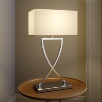 LUCANDE Evaine Tischleuchte Chrome/White