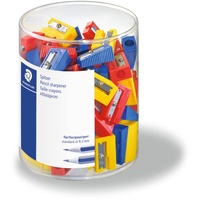 Staedtler 51050KP100 Spitzer für Bleistifte farblich sortiert, 100 Stück