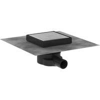 Hansgrohe RainDrain Point Punktablauf 150/150 rückseitig befliesbar Edelstahl gebürstet