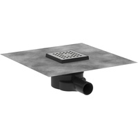 Hansgrohe RainDrain Point 100x100mm, Set, Edelstahl gebürstet