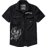 Brandit Textil Motörhead Vintage Kurzarmhemd Black 5XL