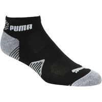 Puma Essential 1/4-Cut 3er-Pack, schwarz - 38to41