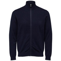 Selected HOMME SLHBERG FULL ZIP CARDIGAN blau S