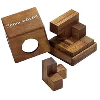 Denk- und Knobelspiele Somawürfel - klein - 7 Puzzleteile