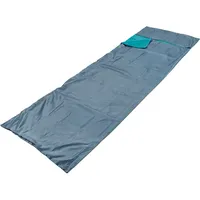 Happy People Reiseschlafsack Polyester 220 x 70 cm, grau