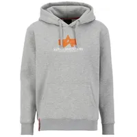 Alpha Industries Basic Rubber Kapuzenpullover Grey Heather S
