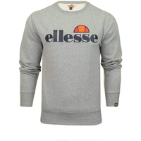 Ellesse Mens SL Succiso Sweatshirt, Grey Marl, LGE