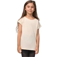 URBAN CLASSICS Girl's Girls Organic Extended Shoulder Tee T-Shirt,