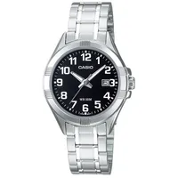 Casio Ltp1308pd1bve Uhr Silver / Silver / Black One