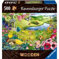 Ravensburger WOODEN Puzzle - Wilder Garten - Holzpuzzle für