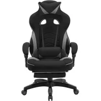 Woltu Gaming Stuhl Bürostuhl Ergonomisch mit Lendenkissen, Atmungsaktiv Gaming