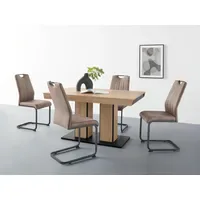 Hela Essgruppe HELA "Tisch ausziehbar 140 -220 cm", braun