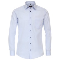 Redmond Businesshemd uni Body Cut blau XL