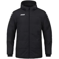 Jako Team Coachjacke mit Kapuze Kinder schwarz 152
