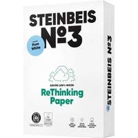 Steinbeis Kopierpapier Pure White - Recyclingpapier, A3, 80g, weiß