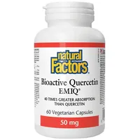 Natural Factors Natural Factors, Bioactive Quercetin EMIQ, 50mg, 60