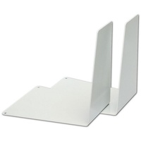 Alco Buchstütze 4304-10, »Keilförmig« 14,5 cm hoch weiß, 12x14.5x14