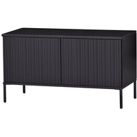 Woood DAHEIM TV-Lowboard New Gravure Holz Schwarz