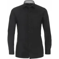Venti CASAMODA Businesshemd Casamoda Businesshemd uni schwarz 42
