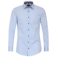 Venti Businesshemd VENTI Businesshemd uni blau 37