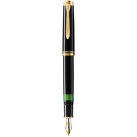 Pelikan Füllhalter M600 Schwarz, M Etui Schwarz, Gold, 1