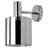 Rabalux Wandleuchte Donati Chrom getöntes Glas E27 1x MAX