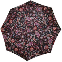 Reisenthel Pocket duomatic Paisley Black Kompakter Taschenschirm aus recycelten