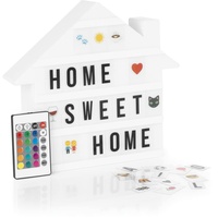 EasyMaxx LED-Leuchtkasten Haus - 173 Buchstaben | 150 Moodjis