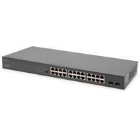 Digitus 24-Port Gigabit + 2-Port Gigabit SFP Multi-Mode Unmanaged