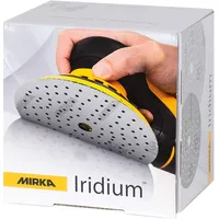 Mirka Iridium Premium-Schleifpapier Ø 150mm Klett 121-Loch, Korn 150