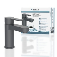 Schütte ELEPHANT Waschtischarmatur, elegante Mischbatterie inkl. Exzenter, Marken-Mischdüse, leichte